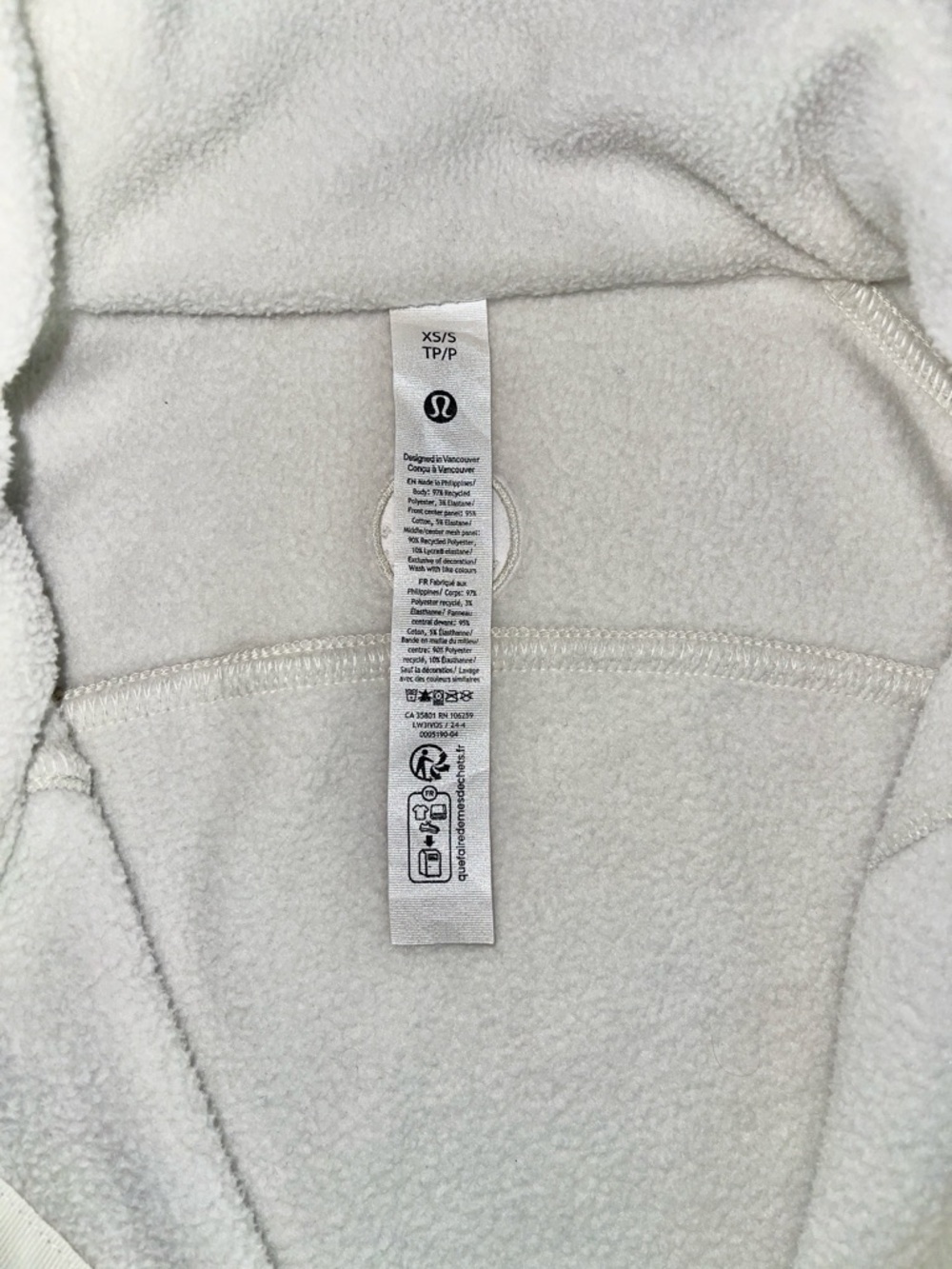 Lululemon Scuba Tumbled Fleece Funnel-Neck Half Zip - Picture 6 of 6